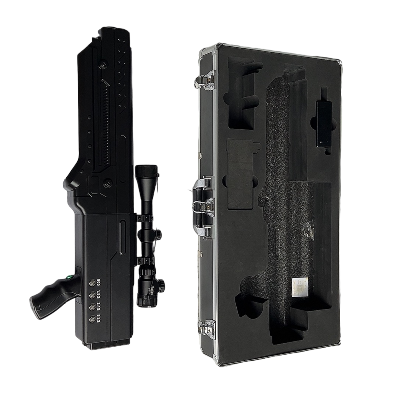  滕州手持便携式枪型低空防御反制四通道A型